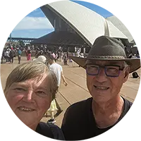 Hans en Marion 2025 in Australia