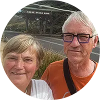 Hans en Marion 2025 in Australia