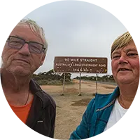 Hans en Marion 2025 in Australia