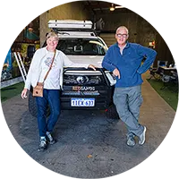 Hans en Marion 2025 in Australia