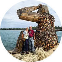 Hans en Marion 2025 in Australia