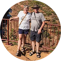 Hans en Marion 2025 in Australia