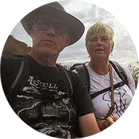 Hans en Marion 2025 in Australia