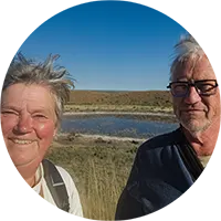 Hans en Marion 2025 in Australia