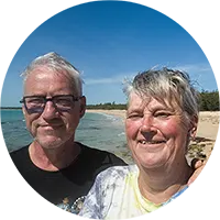 Hans en Marion 2025 in Australia