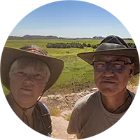 Hans en Marion 2025 in Australia