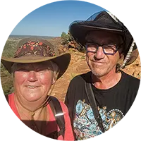 Hans en Marion 2025 in Australia