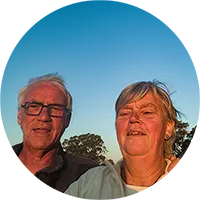 Hans en Marion 2025 in Australia