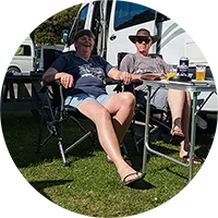 Hans en Marion 2025 in New Zealand