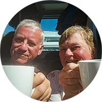 Hans en Marion 2025 in New Zealand