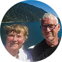 Hans en Marion 2025 in New Zealand