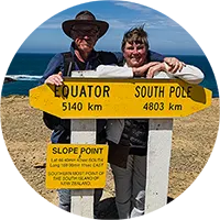 Hans en Marion 2025 in New Zealand