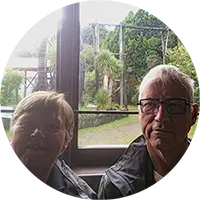 Hans en Marion 2025 in New Zealand