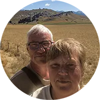 Hans en Marion 2025 in New Zealand