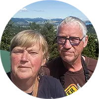 Hans en Marion 2025 in New Zealand