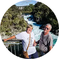 Hans en Marion 2025 in New Zealand